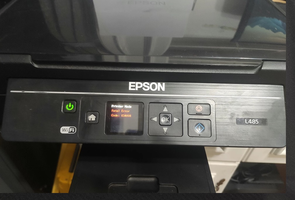 epson L485打印机出现printer mode修复解决方法，牛哥真快！
